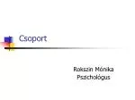 Csoport - slide 1