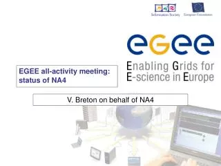 EGEE all-activity meeting: status of NA4