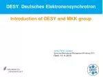 DESY . Deutsches Elektronensynchrotron - slide 1