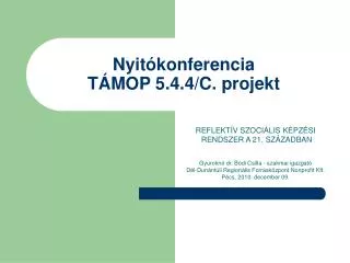 nyit konferencia t mop 5 4 4 c projekt