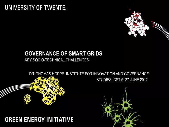 governance of smart grids