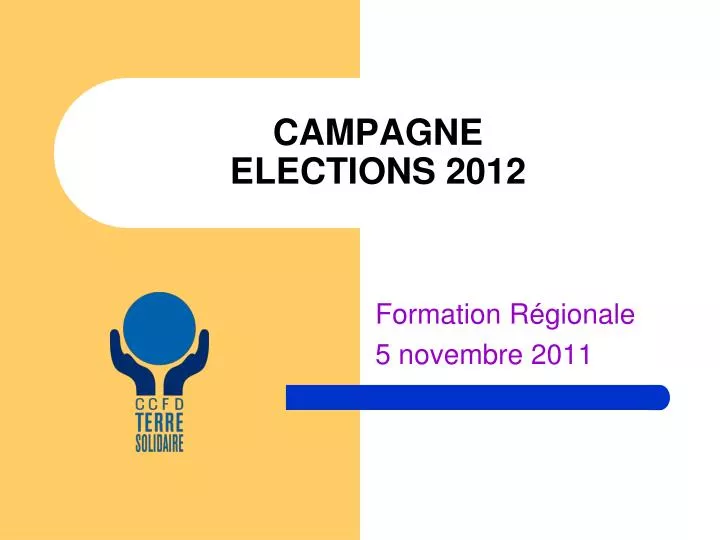 campagne elections 2012