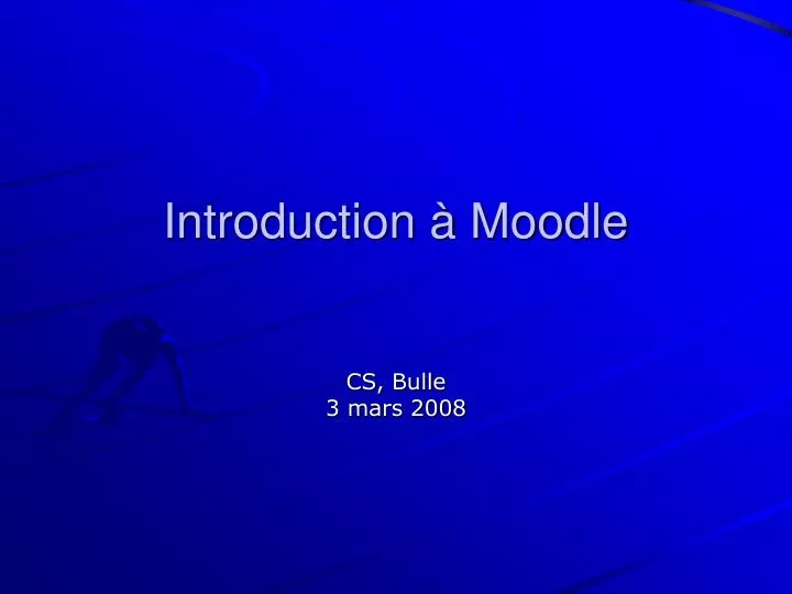 introduction moodle
