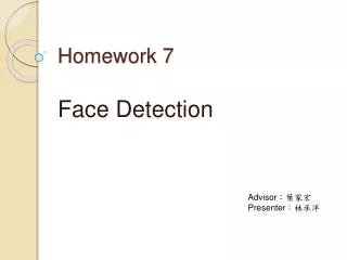 Homework 7