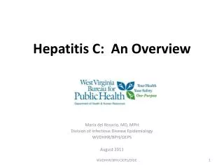 Hepatitis C: An Overview