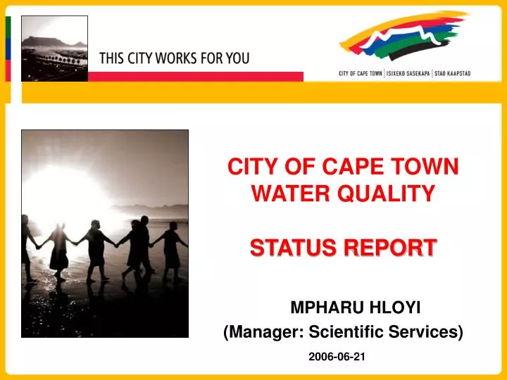 city of cape town water quality status report