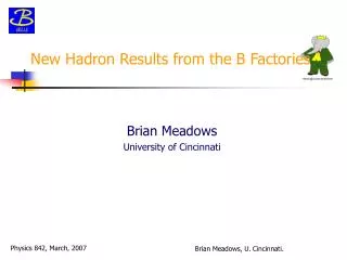 New Hadron Results from the B Factories