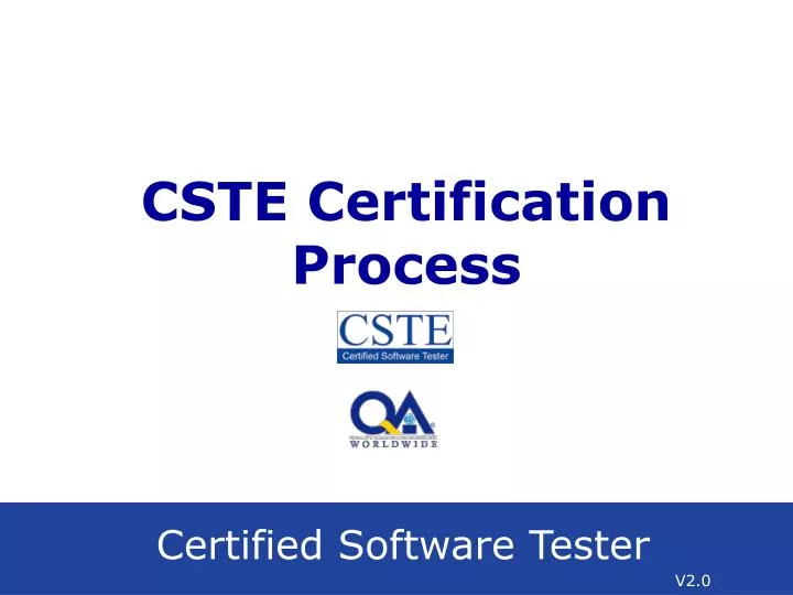 cste certification process