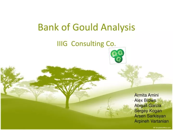 bank of gould analysis