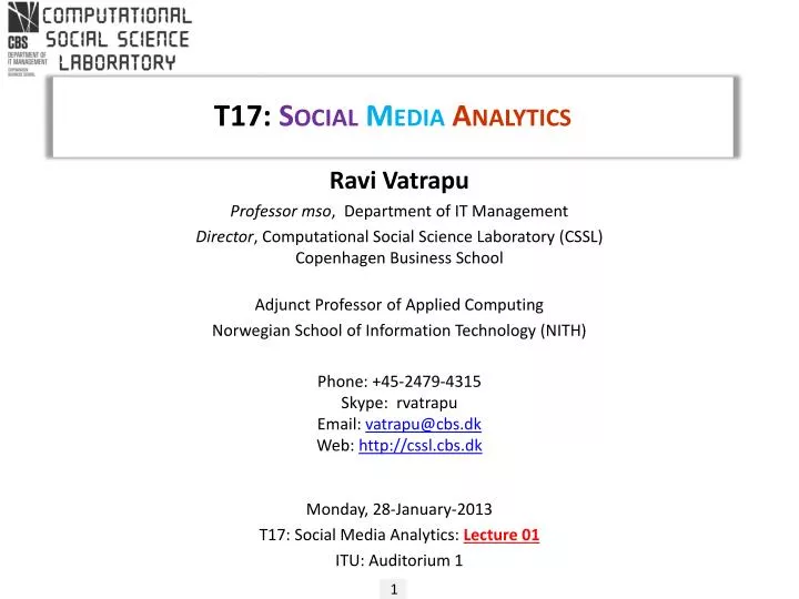 t17 social media analytics