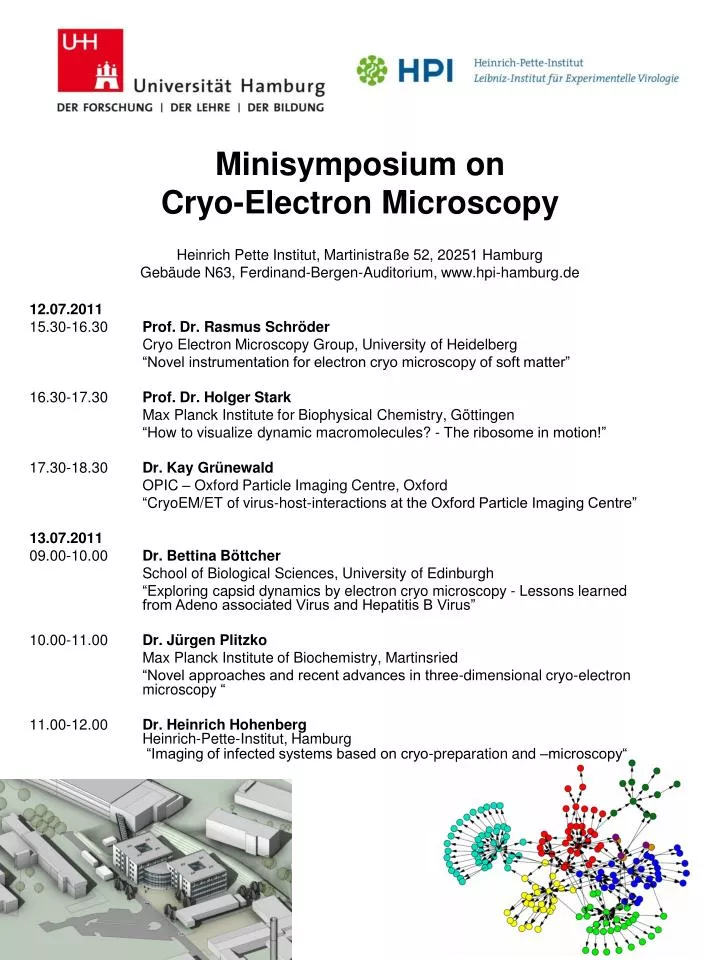 minisymposium on cryo electron microscopy