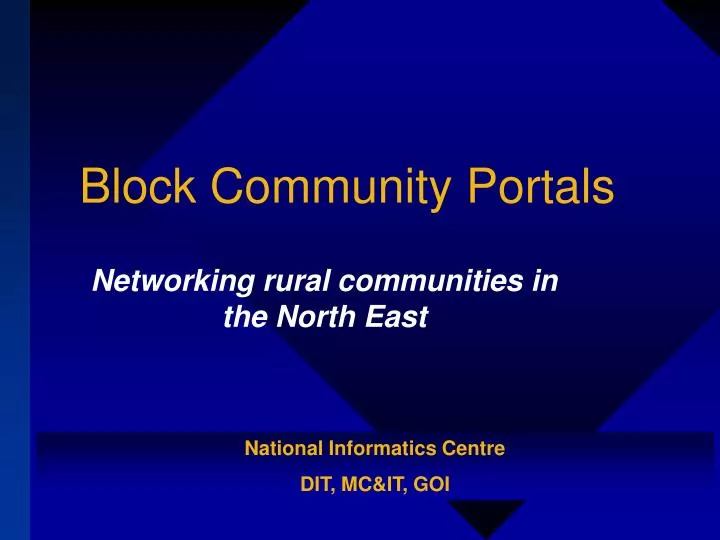 block community portals