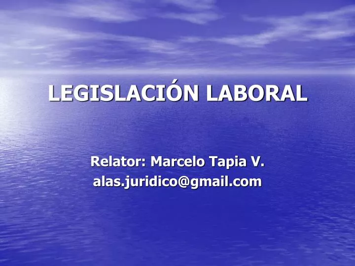 legislaci n laboral