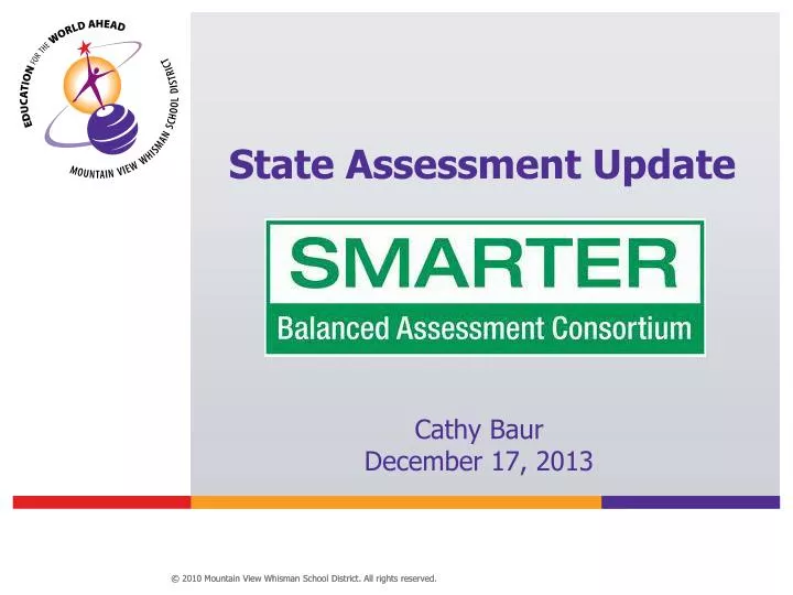 state assessment update