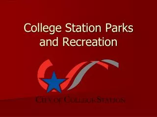 college station parks and recreation