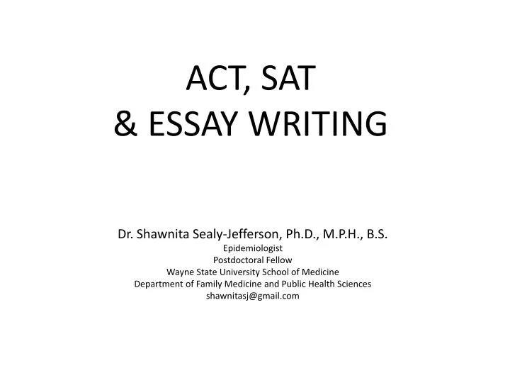 act sat essay writing