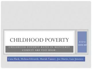 Childhood Poverty