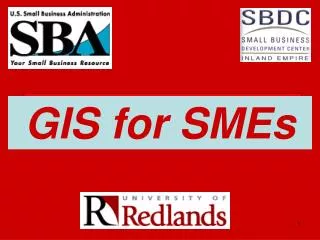 GIS for SMEs