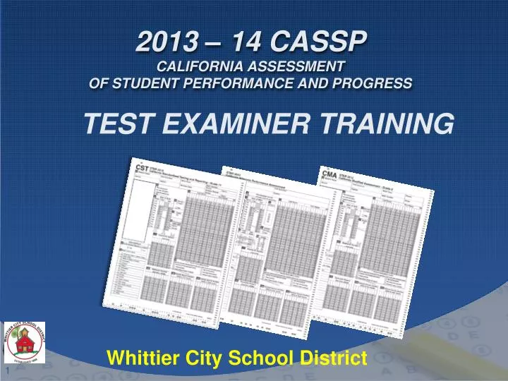 2013 14 cassp california assessment of student performance and progress