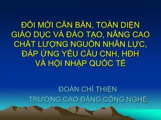 o n ch thi n tr ng cao ng c ng ngh
