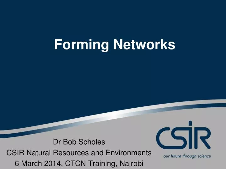 forming networks