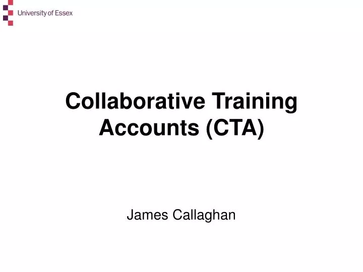 collaborative training accounts cta