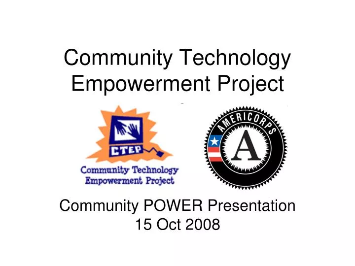 community technology empowerment project