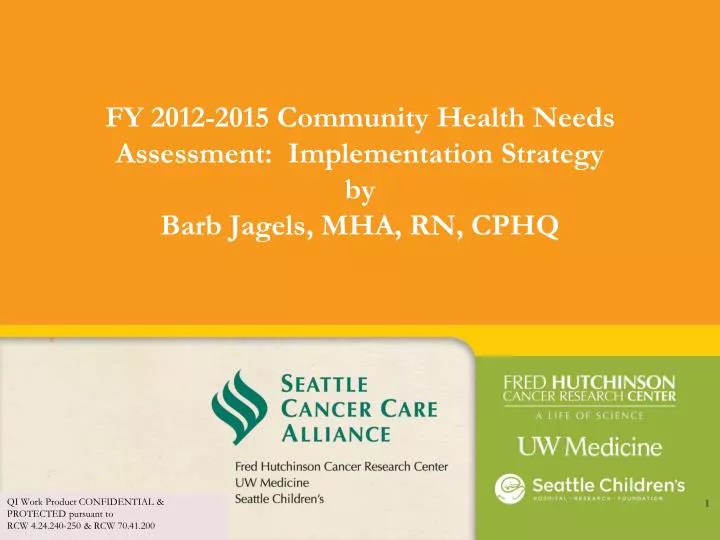 fy 2012 2015 community health needs assessment implementation strategy by barb jagels mha rn cphq