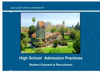 high school admission practices