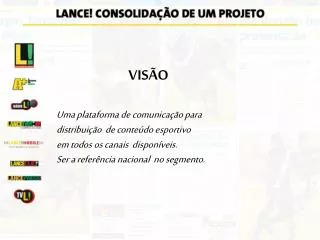 Uma plataforma de comunicação para distribuição de conteúdo esportivo