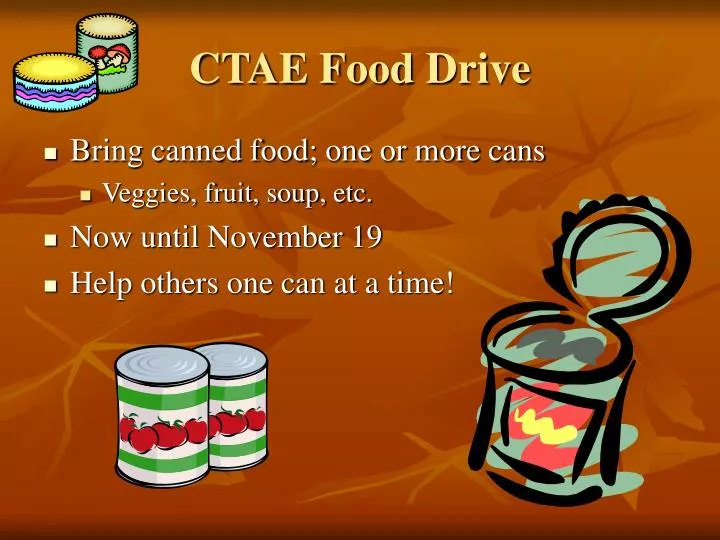 ctae food drive