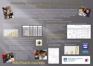 Assessing Progress Towards Meeting NAUTeach Program Goals