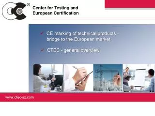 Center for Testing and European Certification