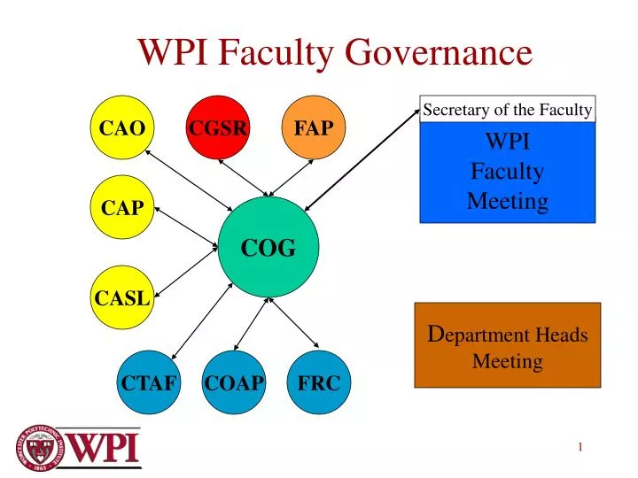 wpi faculty governance
