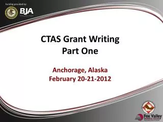 CTAS Grant Writing Part One