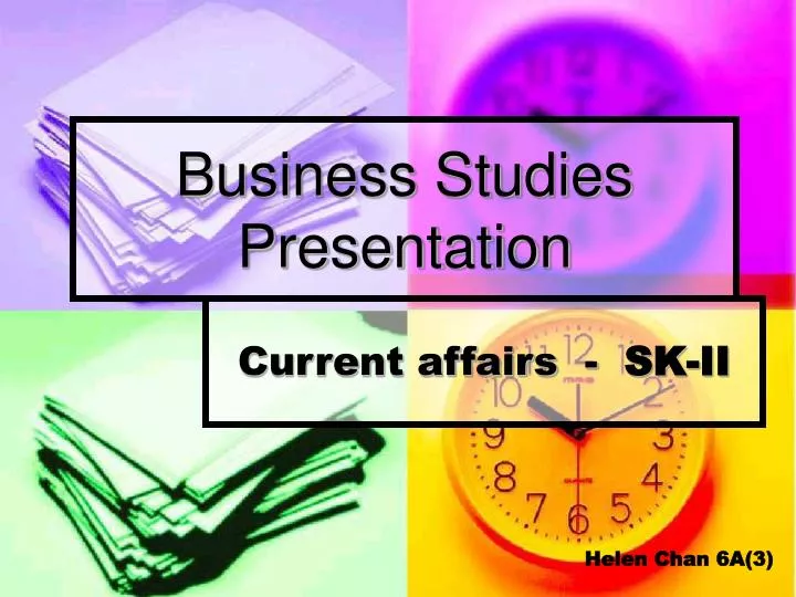 presentation on business studies