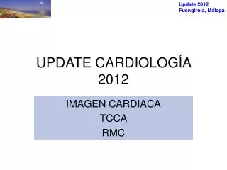 update cardiolog a 2012
