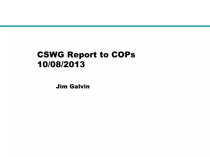 cswg report to cops 10 08 2013
