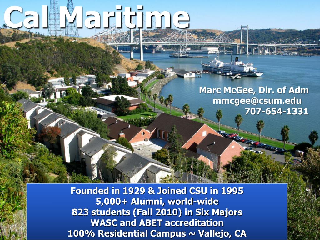 PPT Cal Maritime PowerPoint Presentation, free download ID4008963