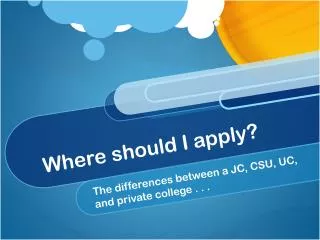 where should i apply