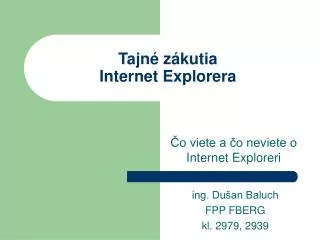 tajn z kutia internet explorera