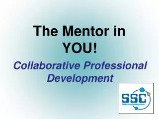 The Mentor in YOU!