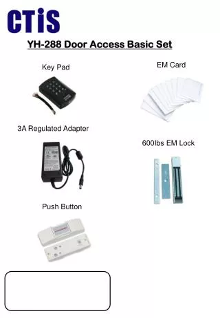 YH-288 Door Access Basic Set