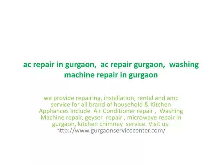 ac repair in gurgaon ac repair gurgaon washing machine repair in gurgaon