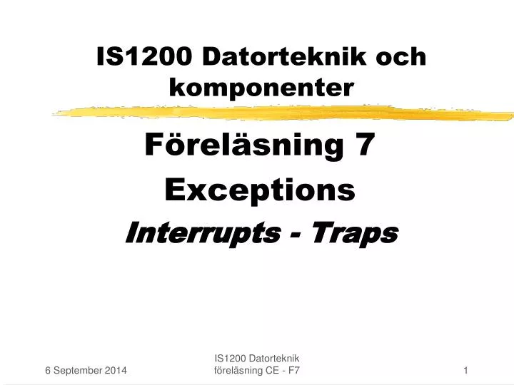 is1200 datorteknik och komponenter