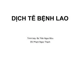 d ch t b nh lao