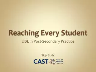 Reaching Every Student