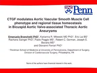 CTGF modulates Aortic Vascular Smooth Muscle Cell phenotype and regional tissue homeostasis