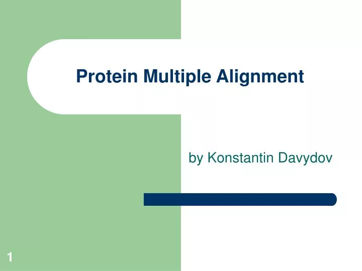 protein multiple alignment