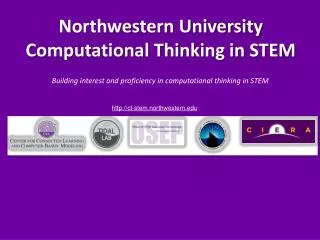 Northwestern University Computational Thinking in STEM